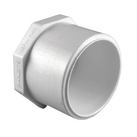Charlotte Pipe And Foundry Charlotte Pipe Schedule 40 1 in. Spigot X 1 in. D Slip PVC Plug 1 pk PVC 02118 1200